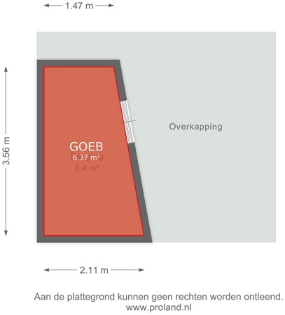 Floorplan - Hondsdraf 57, 8255 KC Swifterbant